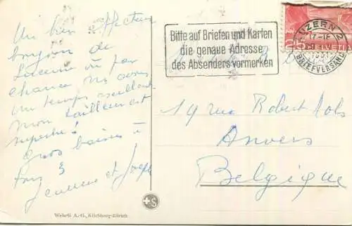 Luzern - Altes Haus bei der Hofkirche - Verlag Wehrli AG Kilchberg gel. 1951