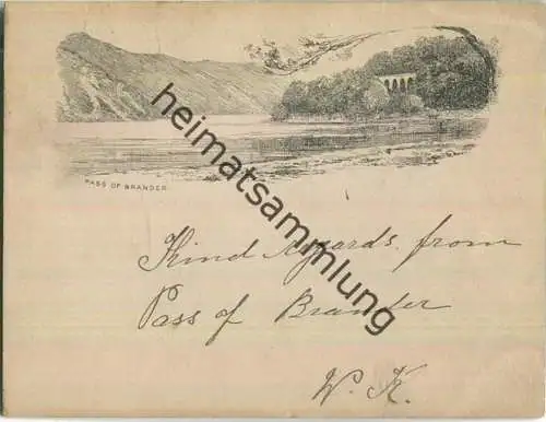 Pass of Brander - Schottland - AK kleines Format ca. 11,5 X 9 cm