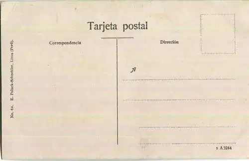 Peru - Lima - Tipos populares antiguos - El Aguador - Verlag E. Polack-Schneider Lima