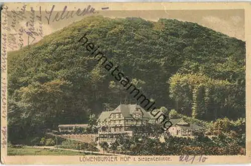 Löwenburger Hof im Siebengebirge - Verlag Wilh. Fülle Barmen