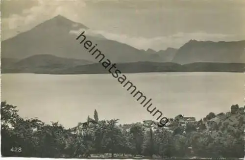 Gunten am Thunersee - Foto-AK - Verlag O. Nikles Interlaken gel. 1937