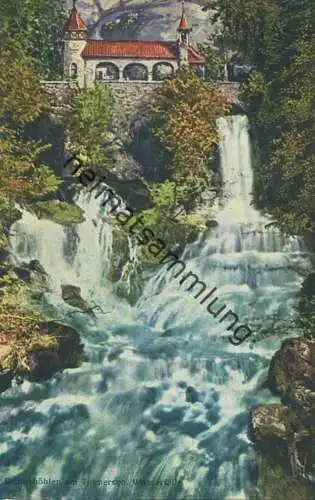 Beatushöhlen am Thunersee - Wasserfälle - Verlag Ed. R. Gabler Interlaken