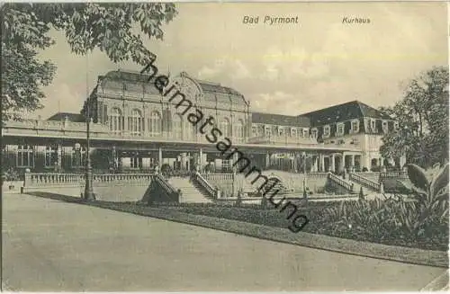 Bad Pyrmont - Kurhaus - Verlag Max Wipperling Elberfeld