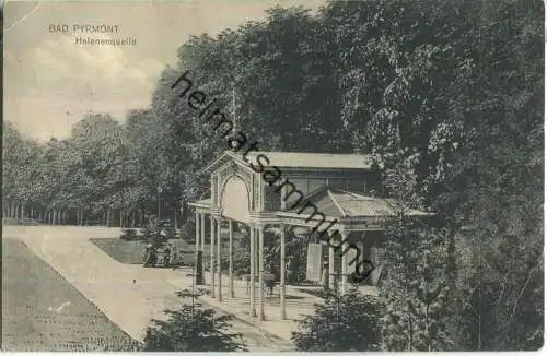 Bad Pyrmont - Helenenquelle - Bahnpost - Verlag Geschw. Wolff Pyrmont