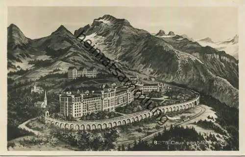 Caux sur Montreux - Foto-AK - Edition Phototypie Co. Lausanne