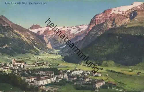 Engelberg mit Titlis und Spannörtern - Verlag E. Goetz Luzern