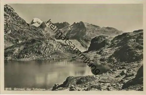 Grimsel - der Totensee - Foto-AK - Wehrliverlag Kilchberg