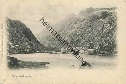 Grimsel - Hospiz - Verlag Gebr. Wehrli Kilchberg - gel. 1912