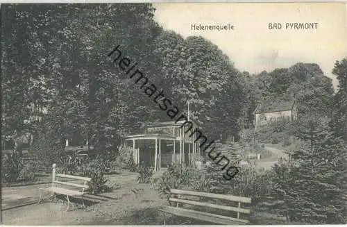 Bad Pyrmont - Helenenquelle - Verlag Georg Brand Bad Pyrmont