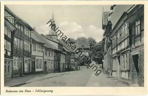 Bockenem - Schlangenweg - Foto-Ansichtskarte - Verlag Wilhelm Philipps Bockenem