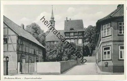 Bockenem - Superintendentur - Foto-Ansichtskarte - Verlag Schöning & Co Lübeck