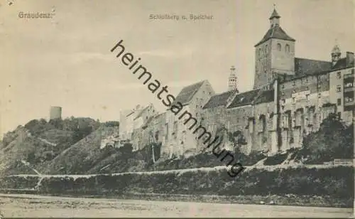 Graudenz - Schlossberg und Speicher