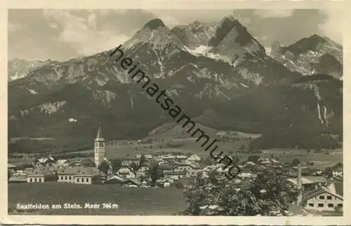 Saalfelden am Steinernen Meer - Foto-AK - gel. 1942