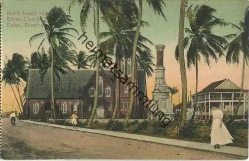 Colon - Christ Church - North Beach - Verlag I. L. Maduro Jr. Panama