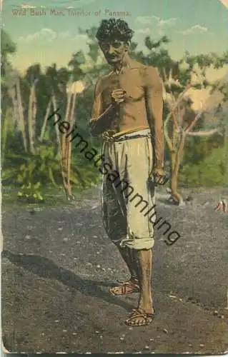 Interior of Panama - Wild Bush Man - Verlag I. L. Maduro Jr. Panama