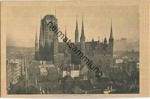 Danzig - Marienkirche - Foto Gottheil & Sohn Danzig - Verlag Danziger Verlagsgesellschaft mbH Danzig