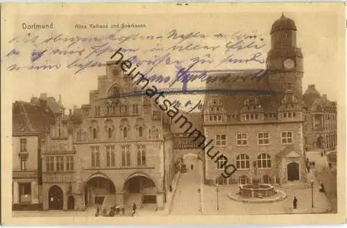 Dortmund - Rathaus - Sparkasse - Verlag Hermann Lorch Dortmund