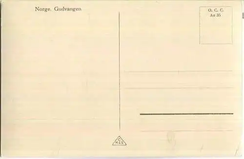 Gudvangen - Foto-AK 30er Jahre - Verlag  C M & S