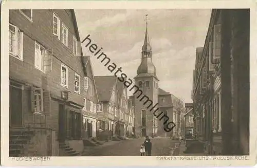 Hückeswagen - Marktstrasse - Pauluskirche - Verlag Wilh. Fülle GmbH Barmen