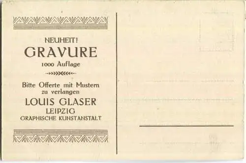Jena-Wenigenjena - Schillerkirche - Vorlagekarte - Verlag Louis Glaser Leipzig
