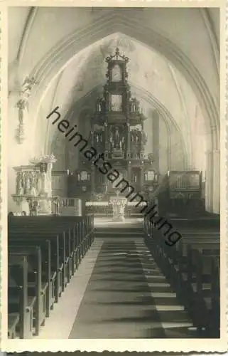 Varel - Altar in der evangelischen Kirche - Foto-AK - Verlag Foto-Kino- Evers Varel