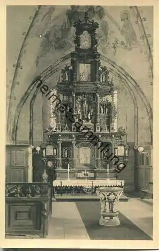 Varel - Altar in der evangelischen Kirche - Foto-AK ohne Verlagsangaben