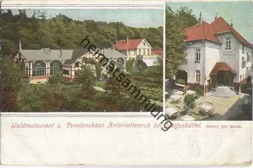 Waldrestaurant Antoinettenruh bei Wolfenbüttel - Besitzer Emil Beilicke - Verlag - Verlag Adolf Herbst Wolfenbüttel