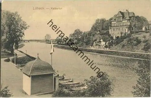 Lübeck - Kaisertor - AK ohne Verlagsangabe