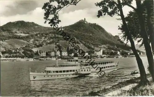 Königswinter - Fahrgastschiff Barbarossa - Foto-Ansichtskarte - Verlag Schöning & Co Lübeck