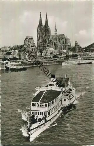 Köln - Fahrgastschiff Frauenlob - Foto-AK - Verlag Sühwald Köln