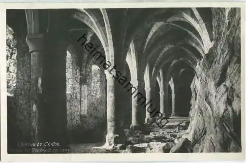 Chateau de Chillon - Foto-Ansichtskarte - Edition E. Anderegg Chillon