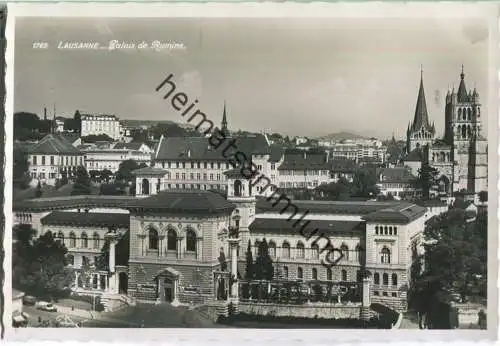 Lausanne - Palais de Rumine - Foto-Ansichtskarte - Edition Phototypie Co. Lausanne