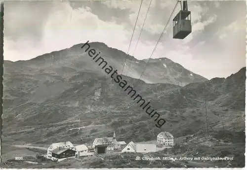 St. Christoph am Arlberg - Galzigbahn - Foto-Ansichtskarte - Verlag Rudolf Mathis Landeck