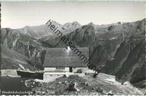 Friedrichshafner Hütte - Foto-Ansichtskarte - Verlag R. Mathis Landeck