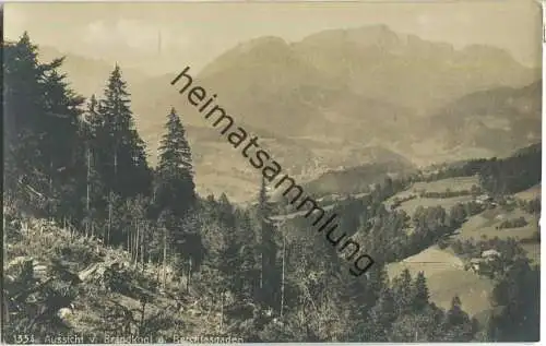 Aussicht vom Brandkogl gegen Berchtesgaden - Verlag Würthle & Sohn Nachf. GmbH Salzburg 1909