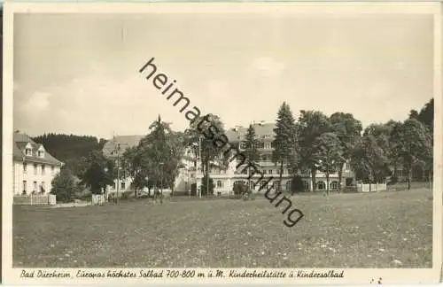 Bad Dürrheim - Kinderheilstätte und Kindersolbad - Foto-AK - Verlag Hans Storms M.Gladbach