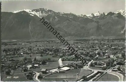 Aigle - Foto-Ansichtskarte - Edition Marcel Rouge Lausanne