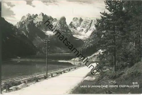 Lago di Landro - Monte Cristallo - Foto-Ansichtskarte - Ediz. Ghedina Cortina