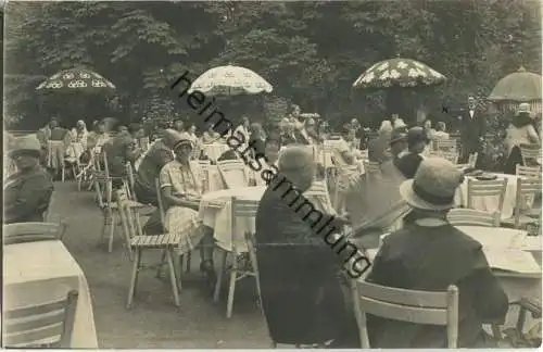 Teplitz - Schlossgarten August 1928 - Foto-Ansichtskarte
