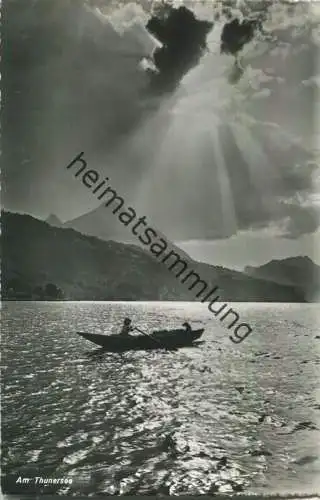 Am Thunersee - Foto-Ansichtskarte - Photoglob-Wehrli AG Zürich