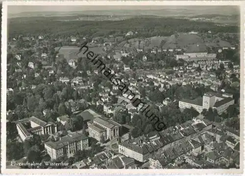 Winterthur - Flugaufnahme - Foto-AK - Verlag Hugo Kopp Zürich