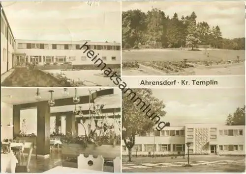 Ahrensdorf - Erholungsheim Seehof - Verlag Bild und Heimat Reichenbach