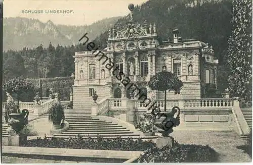 Schloss Linderhof - Verlag W. Zimmermann München 20er Jahre