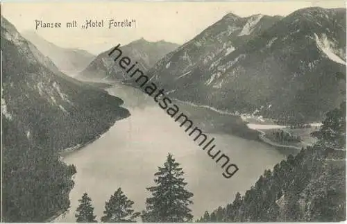 Plansee mit Hotel Forelle - Verlag Eng. Müller Reutte