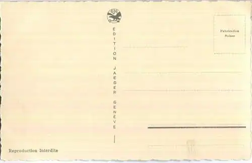 Geneve - Vue generale - Fahrgastschiff - Edition Jaeger Geneve