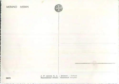 Merano - Meran - Ediz. J. F. Amonn Bolzano