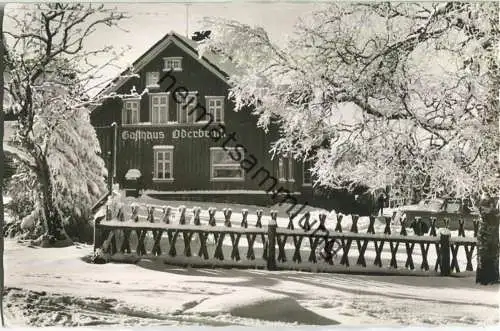 Gasthaus Oderbrück bei Braunlage - Besitzer Richard Wagner - Foto-Ansichtskarte - Verlag Hans Rudolphi Braunlage