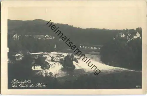 Rheinfall - La Chute du Rhin - Foto-AK - Edition Franco-Suisse Bern