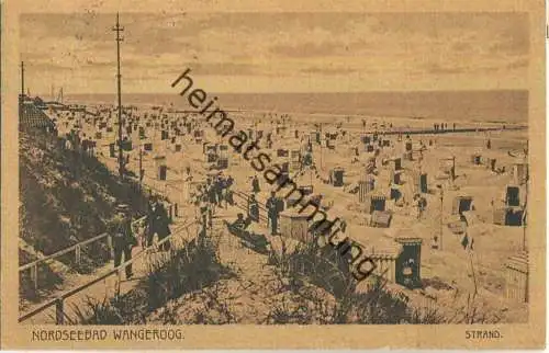 Nordseebad Wangerooge - Strand - Verlag Fritz Rohr Vegesack