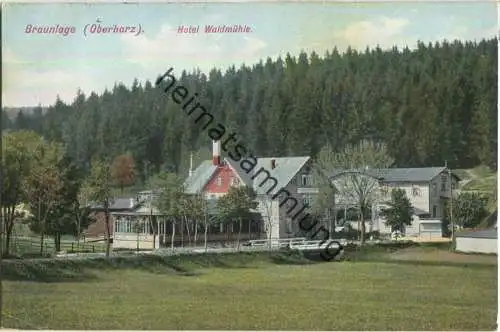 Braunlage - Hotel Waldmühle - Verlag C. Greve Blankenburg